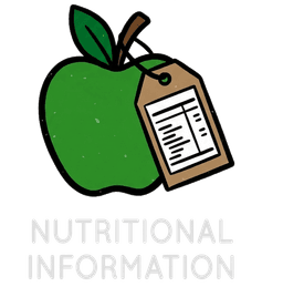 Nutritional Information Icon (Dark)